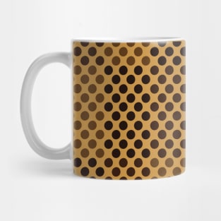 Hand drawn polka dots colored and shaped like pearl tea Mug